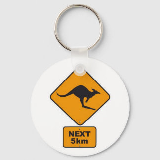 stickers_panneau_australie_kangourou_road_sign_024 key ring