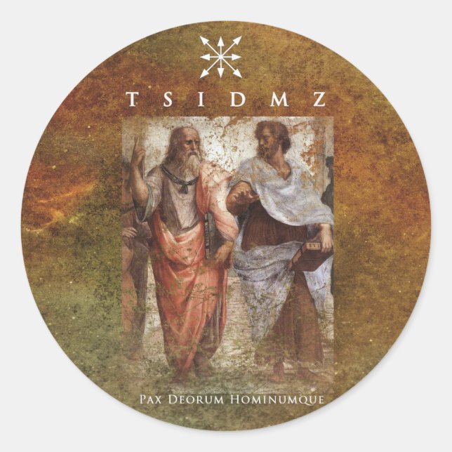 Stickers "Pax Deorum Hominumque" (Front)