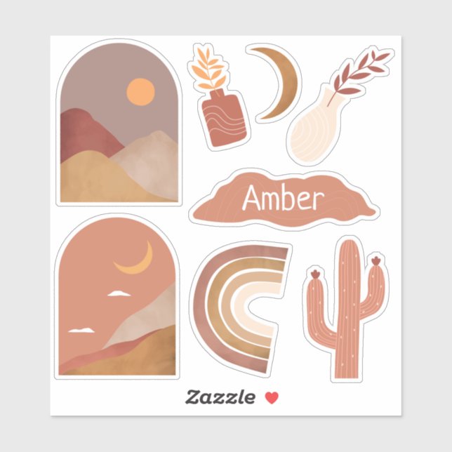 Stickers personnalisés - Terracotta (Sheet)