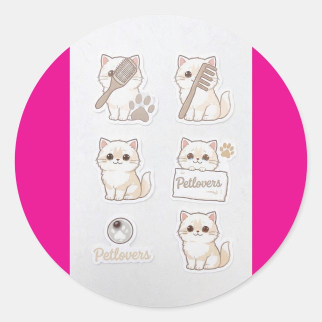 Stickers petlovers grooming  (Front)
