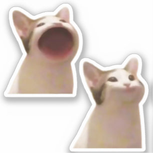 Stickers Pop Cat Meme