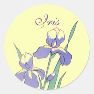 Stickers Round Dot Iris Personalised Custom Seals