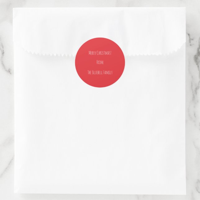 Stickers (Small) 3,8 cm, 20 per sheet - Christmas (Bag)