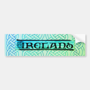 stickers, stickers, Ireland, Celtic knot, Bumper Sticker