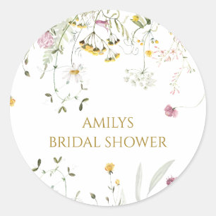 Stickers Thank You Wildflowers 