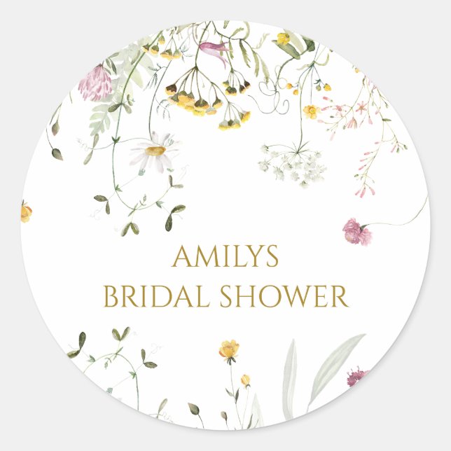 Stickers Thank You Wildflowers  (Front)