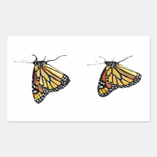 Stickers Two Hanging Monarchs