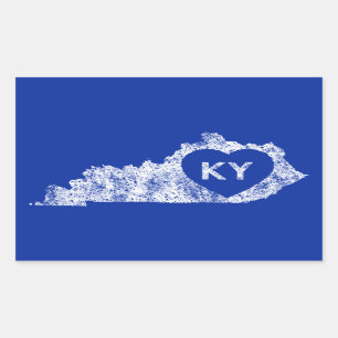 Stickers Used I Love Kentucky State