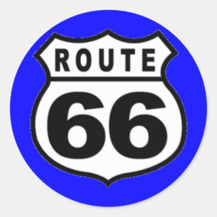 Stickers - VINTAGE ROUTE 66 AMERICANA