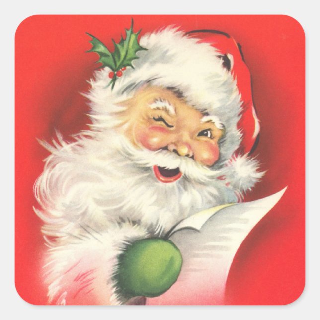 Stickers - Vintage Santa Claus (Front)
