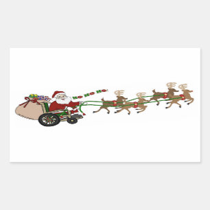 Stickers - Wheelchair Santa