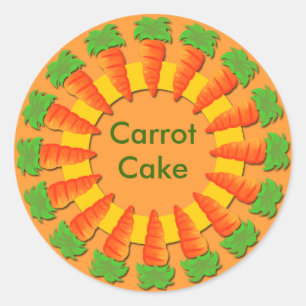 Stickers with Carrot Borders