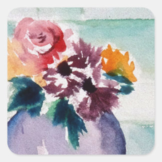 STICKERS WITH FLOWERS