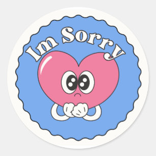 Stickers with the title "im sorry"