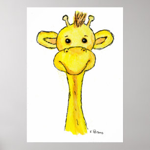 Sticking His Neck Out Poster