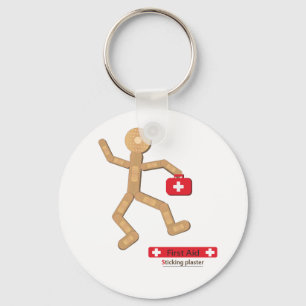 Sticking plaster Figure bags.ai Key Ring
