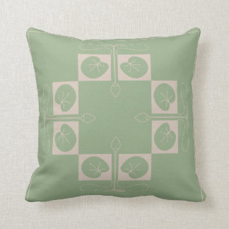 Stickley Water Lilly Stencil Pillow
