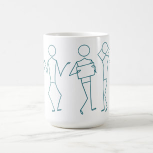 Stickman Collection Coffee Mug Set