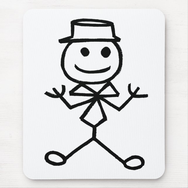 Stickman Showman Mouse Mat (Front)