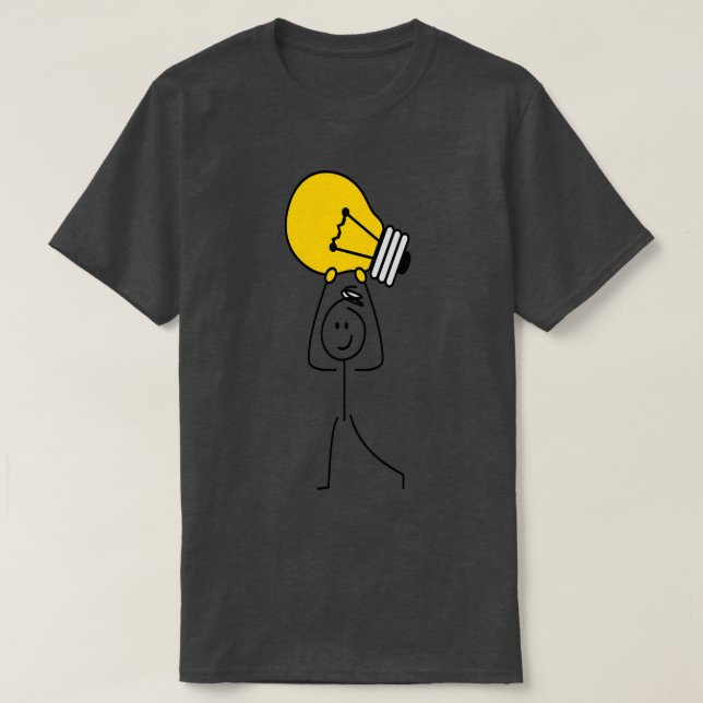 Stickman Stick Figure T-Shirt (Design Front)