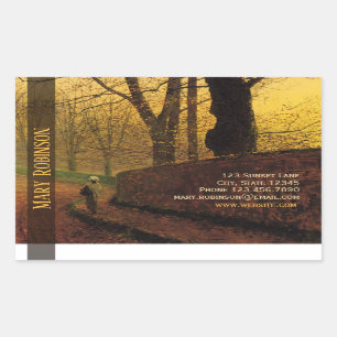Sticky business card Grimshaw Stapleton Park Rectangular Sticker