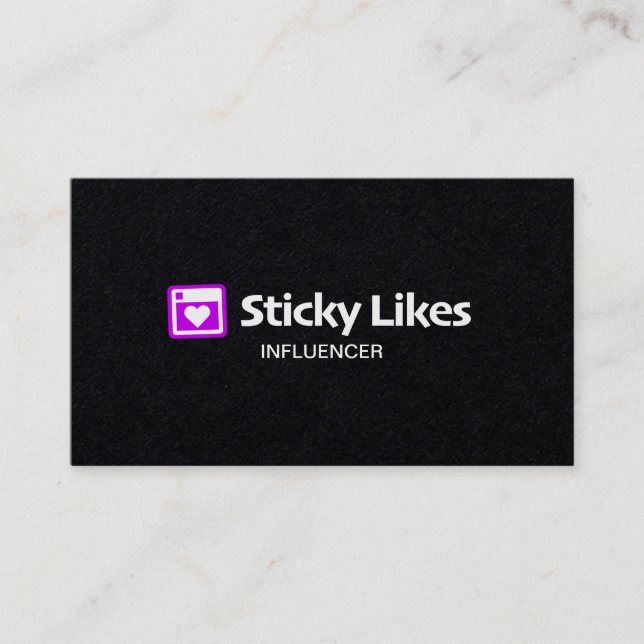 Sticky Business Cards (Front)