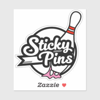"Sticky Pins" Bowling Team Logo
