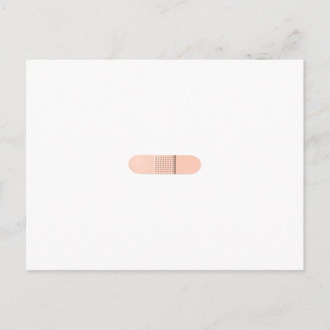 Sticky Plaster Postcard (Front)