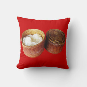 Sticky Rice [Khao Niao] Thai Lao Food Cushion