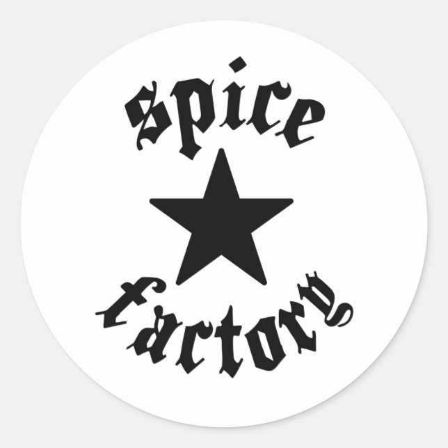 Sticky Spice Classic Round Sticker (Front)