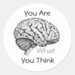Sticky Think Classic Round Sticker