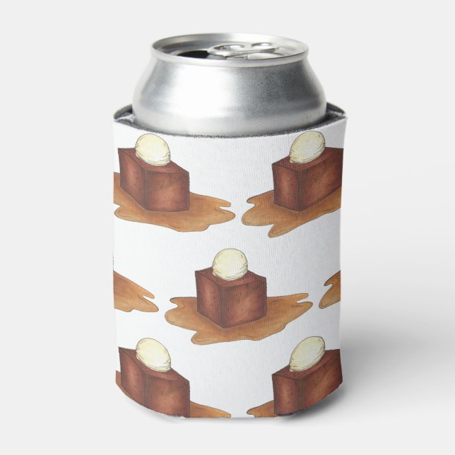 Sticky Toffee Pudding UK British Food Dessert Can Cooler (Can Front)