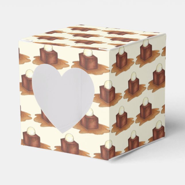 Sticky Toffee Pudding UK British Food Dessert Favour Box (Front Side)