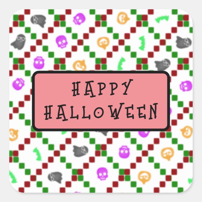 Stico this anywhere! square sticker (Front)