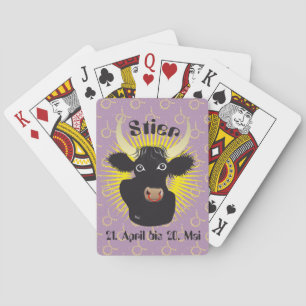 Stier 21. April bis 20. Mai Kartenspiel Playing Cards