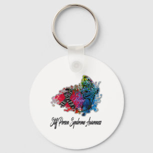 Stiff Person Syndrome Awareness Key Ring
