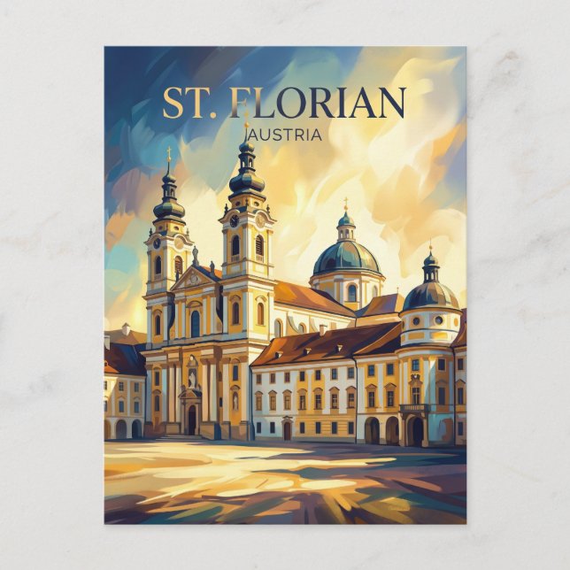 Stift St. Florian Austria Postcard (Front)
