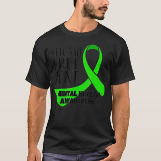 Stigma Free Zone Mental Health Awareness Apparel  T-Shirt