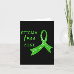 Stigma Free Zone Mental Health Awareness Tank Top Card