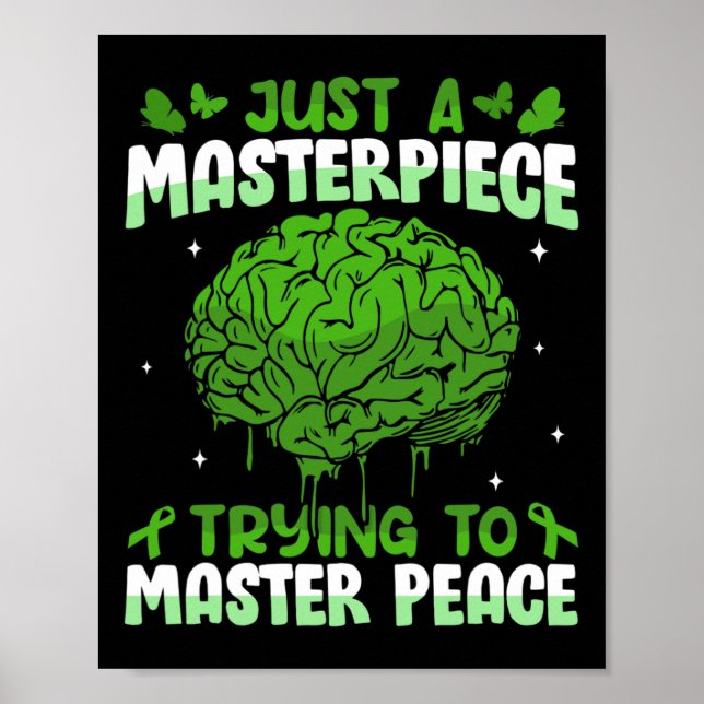 Stigma Mental Health Problems Awareness Mens  Poster (Front)