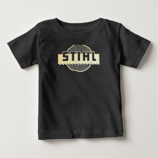 Stihl Chainsaw Mens Neck Top Sports Cotton Round