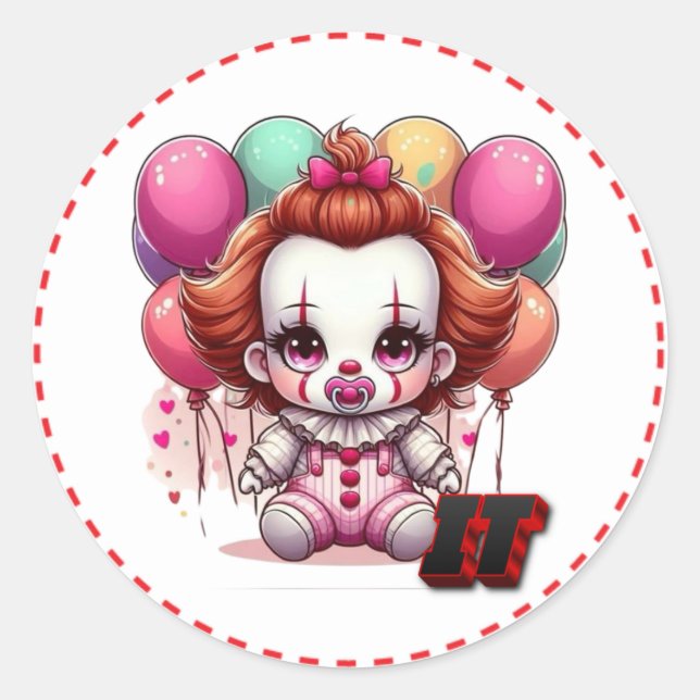 Stikers It Classic Round Sticker (Front)