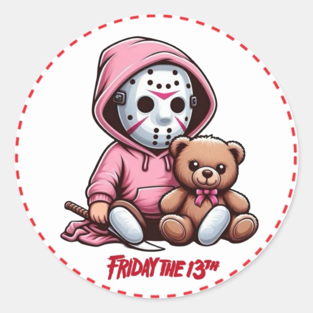 Stikers Venerdì 13 Classic Round Sticker (Front)