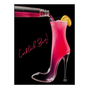 Stiletto and Cocktail-Bar Sign