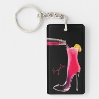 Stiletto and Cocktails-High Heel Key Ring