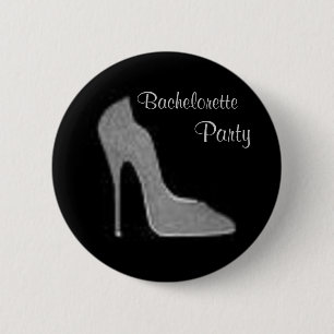 Stiletto Bachelorette Party 6 Cm Round Badge