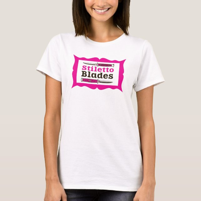 Stiletto Blades in frame T-Shirt (Front)