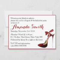 Stiletto High Heel Shower Bachelorette Party