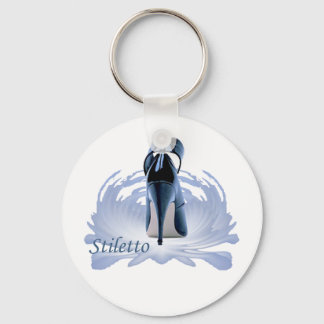 Stiletto on a Pedestal Key Ring