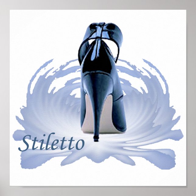Stiletto on a Pedestal Poster (Front)